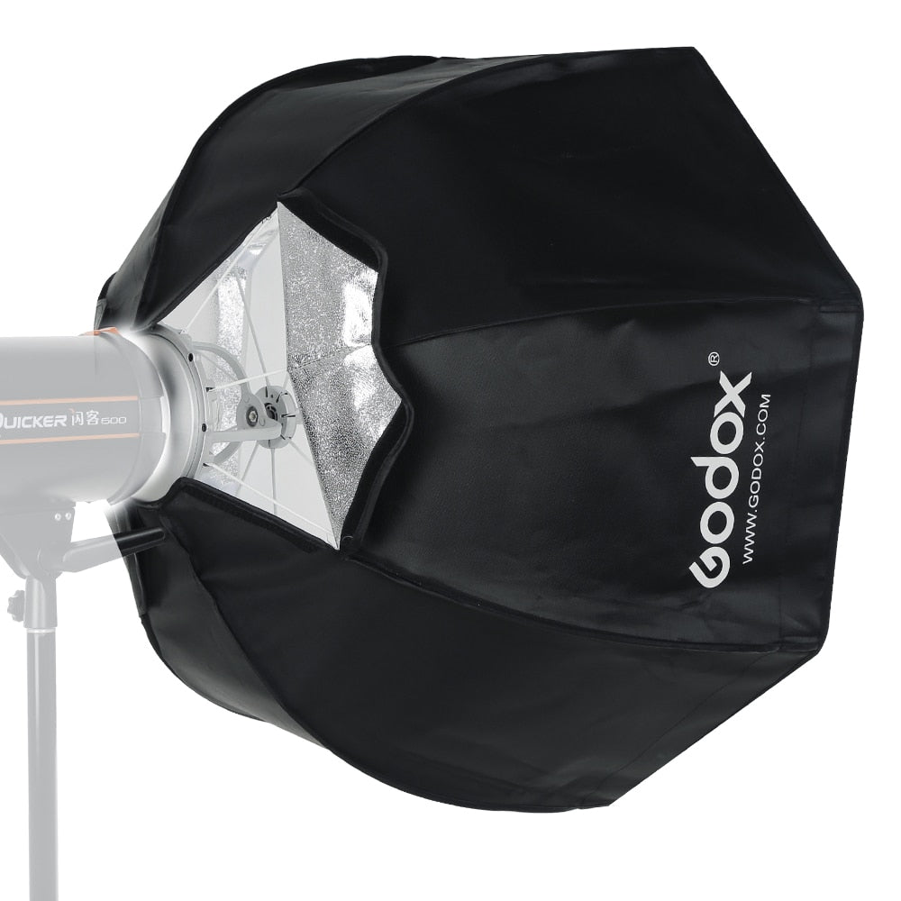Softbox Octogonal Godox apertura rápida de 95cm, acople Bowens, apertura  rápida - FotoAcces