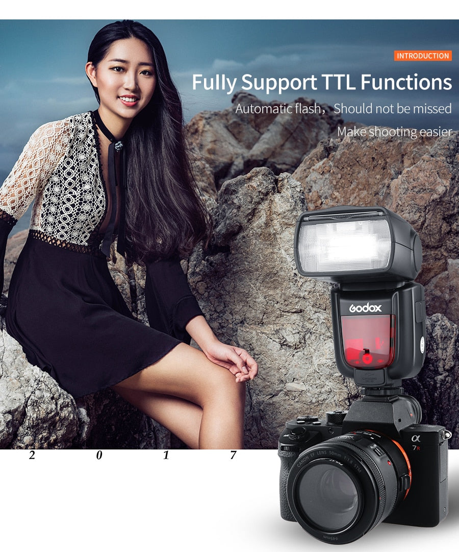 Godox TT685 TT685C TT685N TT685S TT685F TT685O TTL HSS Camera Flash Speedlite for Canon Nikon Sony Fuji Olympus Camera