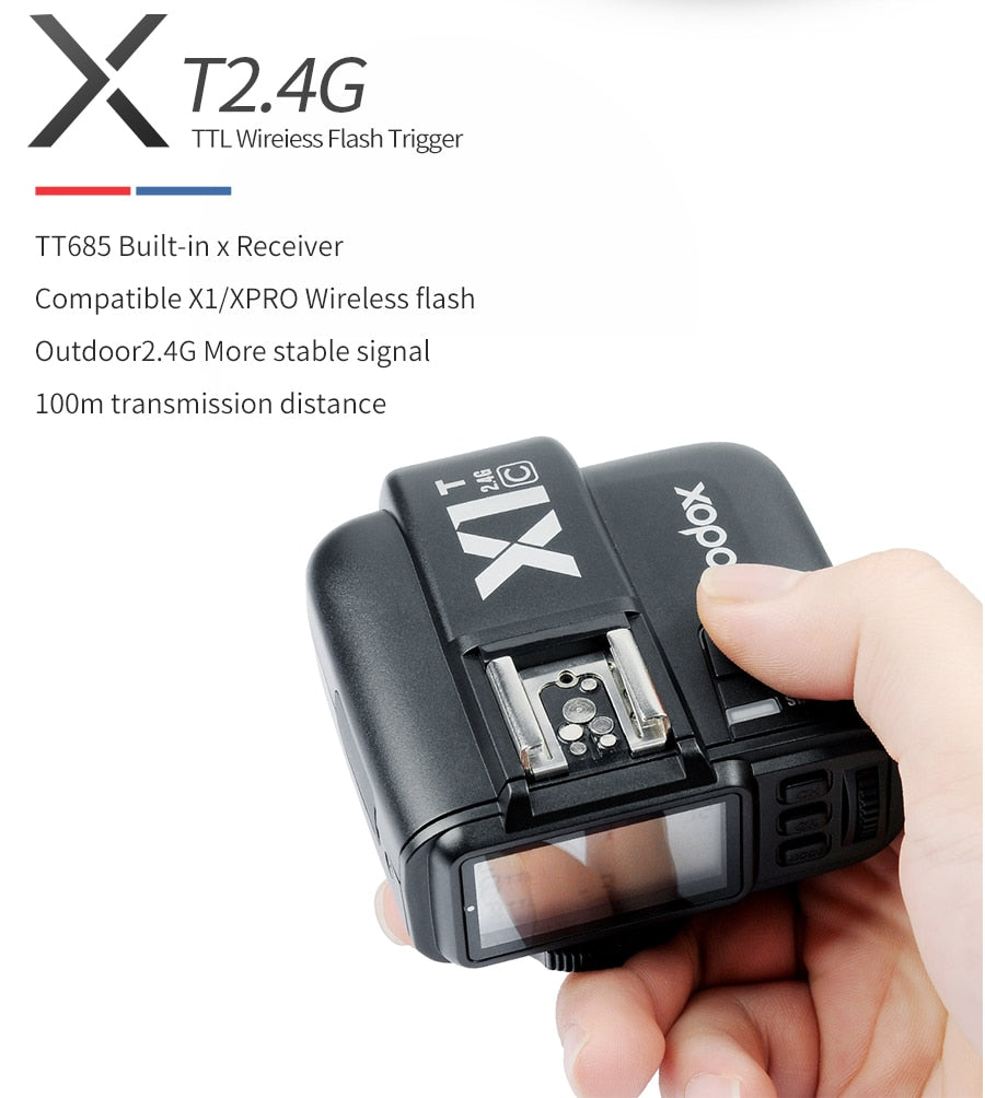Godox GN60 TT600 Built-in 2.4G Wireless Camera Flashes Speedlites with Xpro  Transmitter for Canon Nikon Sony Fuji Olympus Camera - AliExpress